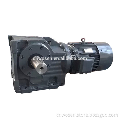 K series foot mounted solid output shaft agricultural gearbox